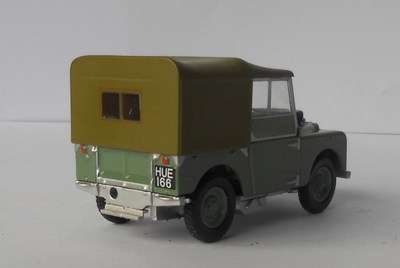 Land Rover Series I Canvas top - 1:43 Oxford