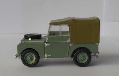 Land Rover Series I Canvas top - 1:43 Oxford