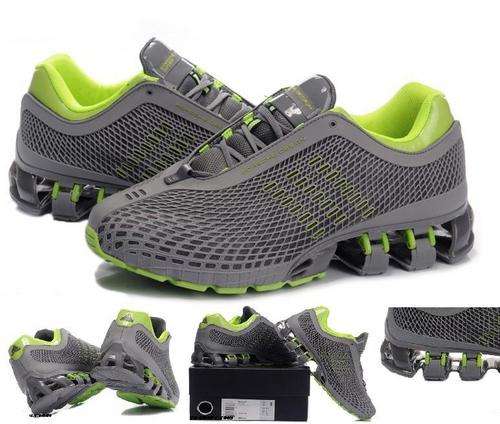 Adidas Bounce:S Trainers (Grey/Green) Porsche Design