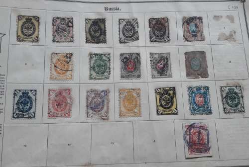 VERY OLD...VERY OLD Stamp Collection, circa 1840, up to 1880