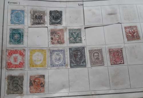 VERY OLD...VERY OLD Stamp Collection, circa 1840, up to 1880