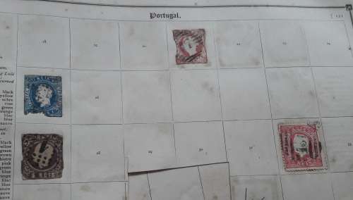 VERY OLD...VERY OLD Stamp Collection, circa 1840, up to 1880