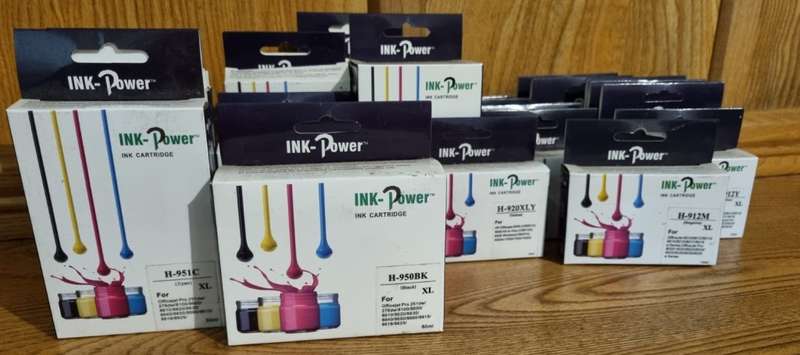 MASSIVE INK AND TONER STORE STOCK FOR SALE, VALUE APPROX R35000