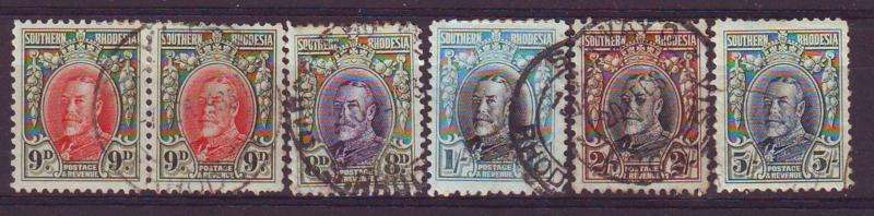 Southern Rhodesia Stamps Including 5 Shilling