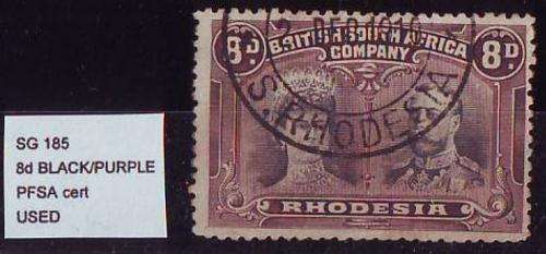 BSAC Double Head 8D, SG185 Perf 13.1/2 With Certificate Cat Value R2800