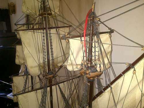 Old sailing ship