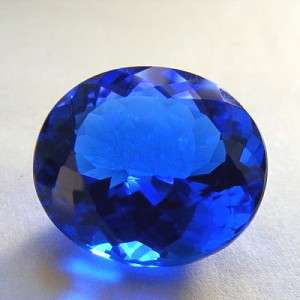 BFA - STUNNING 16.20ct NATURAL TANZANITE BLUE QUARTZ - OVAL