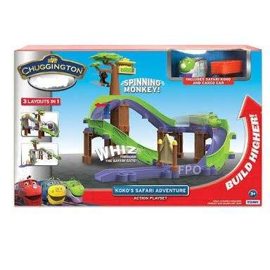 CHUGGINGTON STACK TRACK  KOKO'S SAFARI ADVENTURE - BRAND NEW SEALED