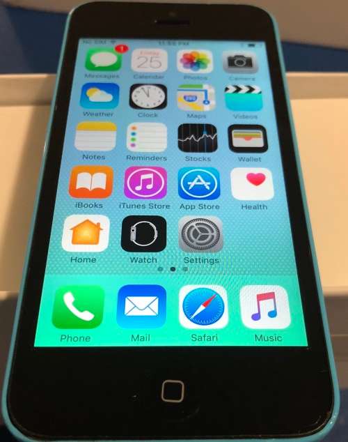 APPLE iPHONE 5C 16GB - BLUE - IN BOX - GOOD CONDITION