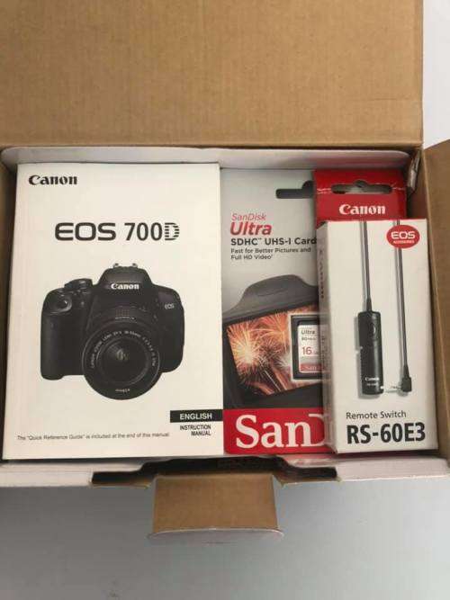 CANON EOS 700D BUNDLE - 18-55mm IS LENS + EXTRAS - BRAND NEW + WARRANTY !!!