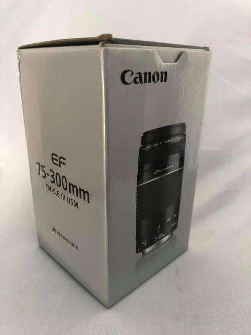 CANON LENS EF 75 - 300mm f/4-5.6 III USM ULTRASONIC - BRAND NEW + WARRANTY