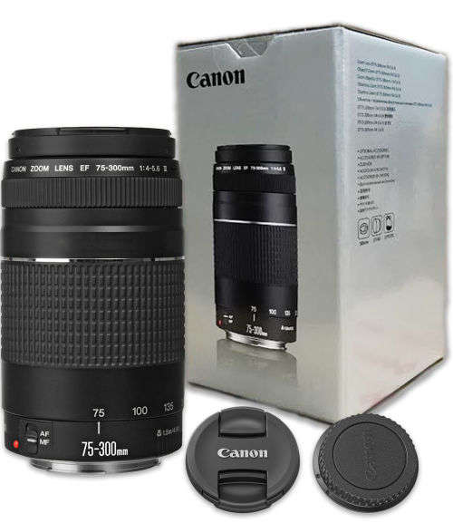 CANON LENS EF 75 - 300mm f/4-5.6 III USM ULTRASONIC - BRAND NEW + WARRANTY