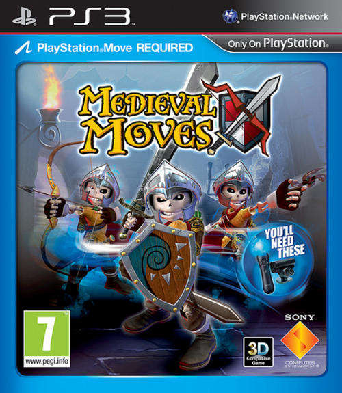 MEDIEVAL MOVES - PS3 - USED IN EXCELLENT CONDITION - PS3 MOVE REQUIRED