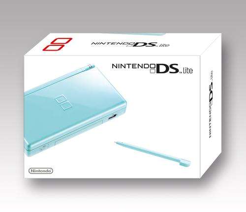 NINTENDO DS LITE - ICE BLUE + LORD OF THE RINGS - ARAGORNS QUEST