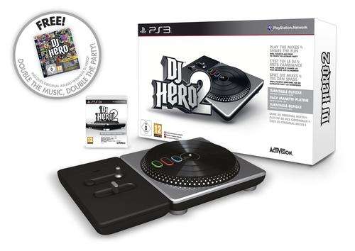 DJ HERO 2 BUNDLE - PS3 - TURNTABLE + GAMES - DJ HERO 1 + DJ HERO 2 - BRAND NEW - SEALED