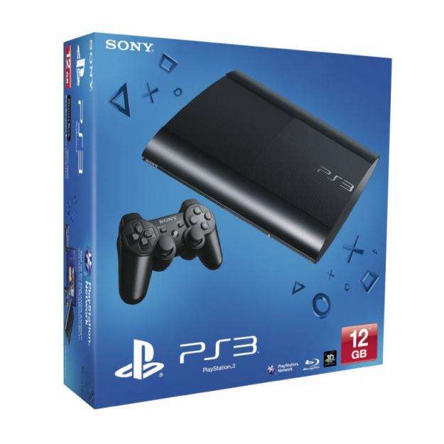 SONY PLAYSTATION 3 - 12GB - SUPER SLIM - USED IN EXCELLENT CONDITION
