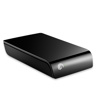 SEAGATE 2TB 3.5" external hard drive + free football mouse+ mousepad
