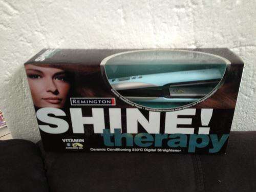 REMINGTON shine therapy digital straightener,