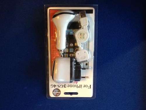 iphone car charger & home charger with usb cable