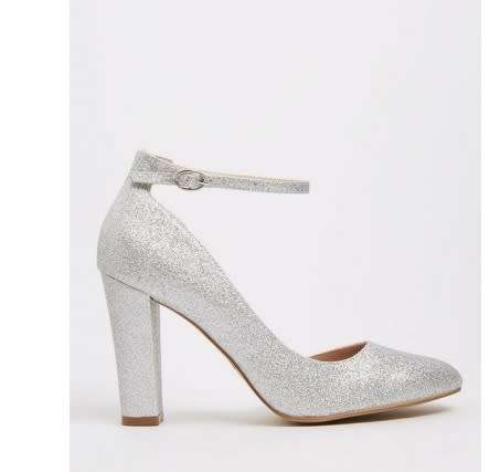 FRANCO CECCATO- Alessio Glitter Ankle Strap Heel- Brand New!!!!!!!
