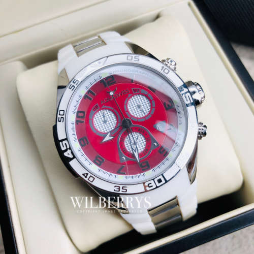 GOOD CONDITION! Retail: R16,500.00 Aquaswiss Men's TRAX AMERICAN SNOW Chronograph Watcg