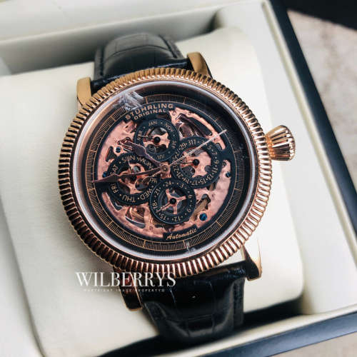 Retail: R9,999.00 STUHRLING ORIGINAL® Men's SYMPHONY SUPREME MASTER Automatic Watch
