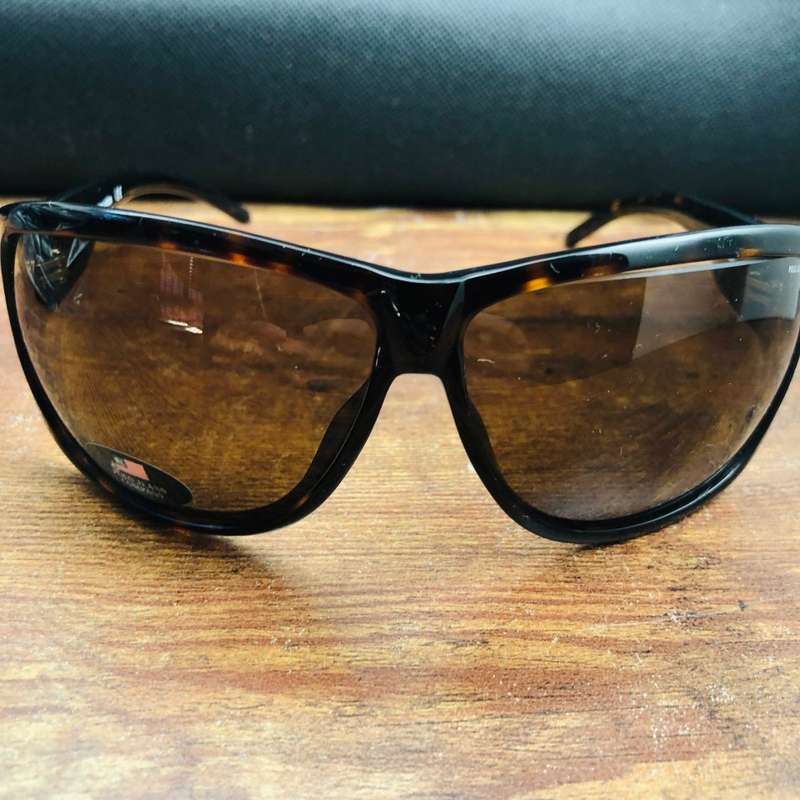 Retail: R4,499.00 RALPH LAUREN Women's Polo Jeans Bronze Aviator Sunglasses **AUTHENTIC BRAND NEW
