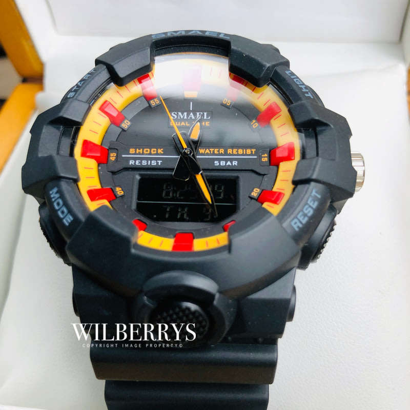 SMAEL Shock Proof Bullseye Watch 5ATM WATER RESISTANT **BRAND NEW**