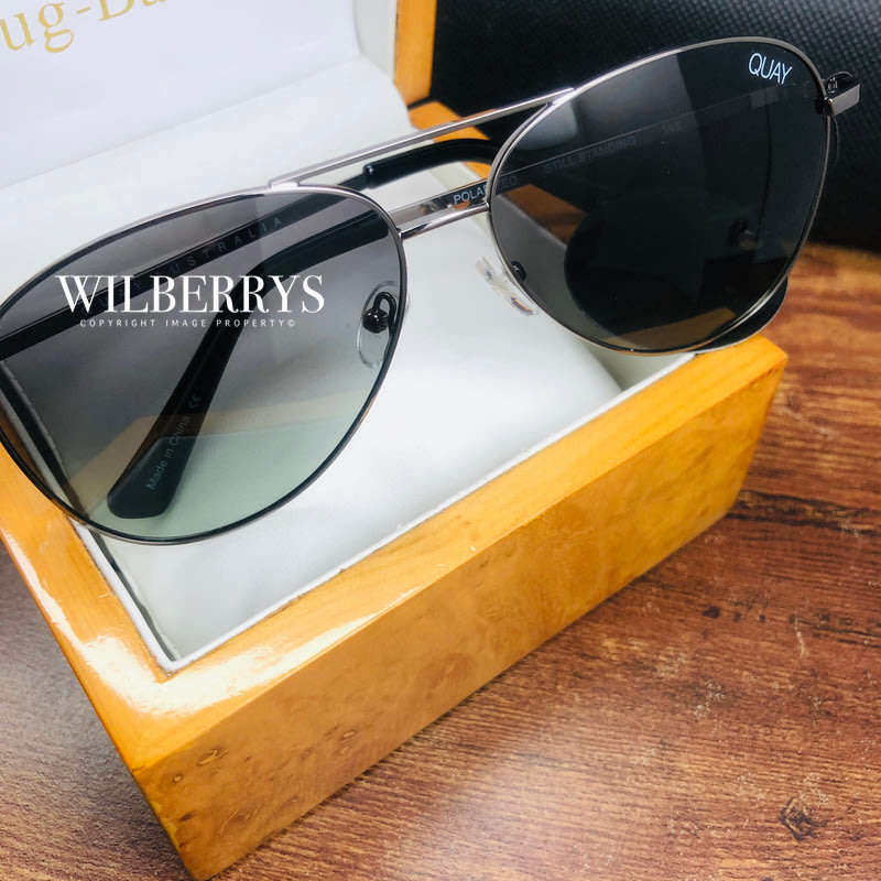 QUAY Men's Alex Rodriguez POLARIZED Aviator Sunglasses **100% AUTHENTIC, NEW, HOT!!