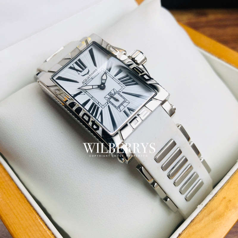 Retail: R14,000.00 AQUASWISS Women's Anchor Swiss Steel Infused Silcone Watch BRAND NEW