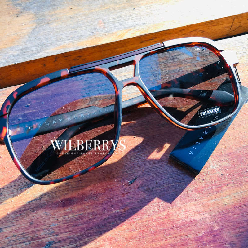 Must see!! QUAY Men's NEMESIS Aviator Alex Rodriguez POLARIZED Sunglasses **100% AUTHENTIC**