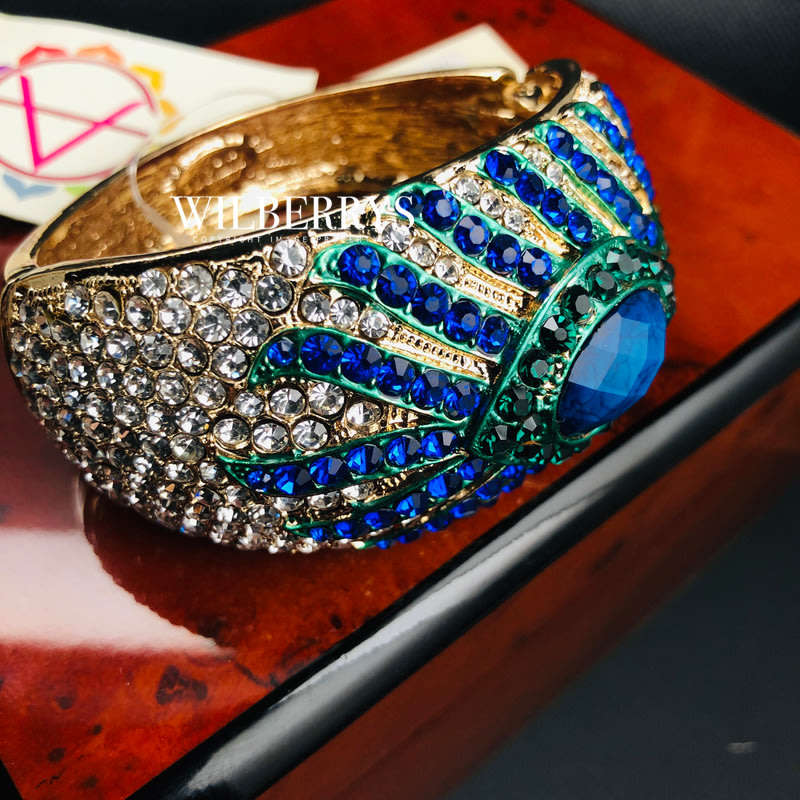 last 1 left! Must see! Retail: R2,800.00 AMRITA NEW YORK Animal Collection Peacock Feather Cuff