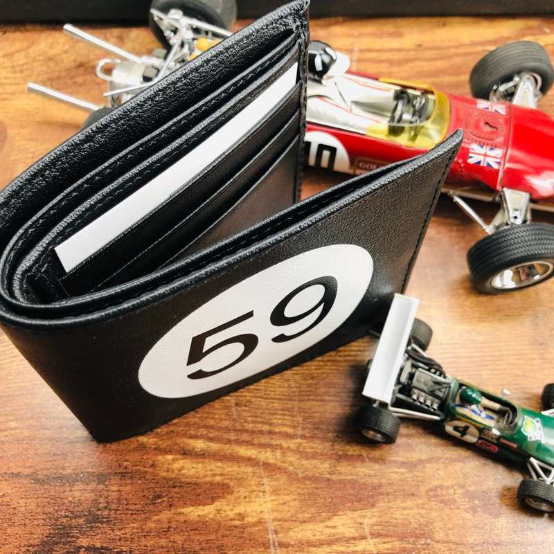 Retail: $129 / R2,199.00 TOM & FRED London® Brabham British Racing Tribute Wallet GENUINE LEATHER