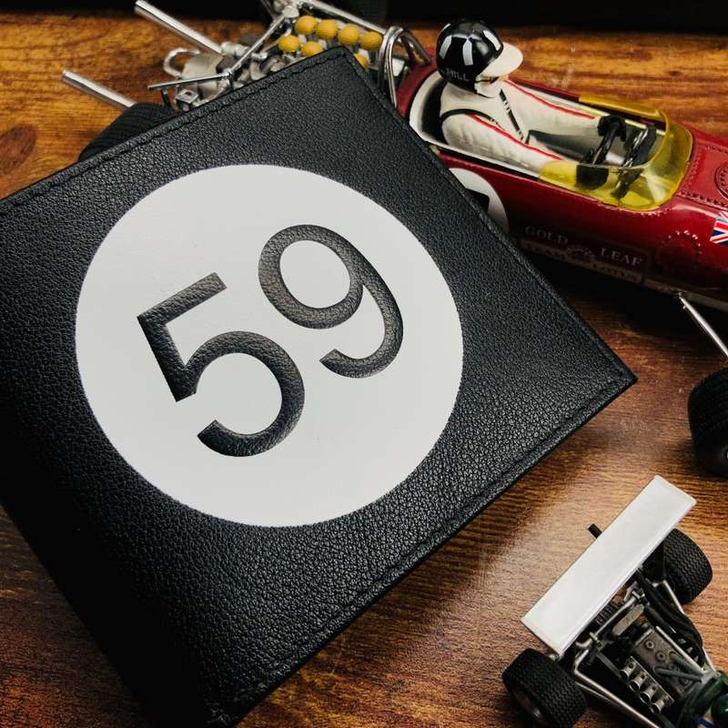 Retail: $129 / R2,199.00 TOM & FRED London® Brabham British Racing Tribute Wallet GENUINE LEATHER