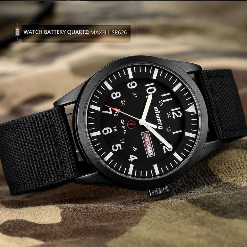 INFANTRY MILITARY CO. Army Field Op Watch Brand new BOXED, FULLY LOADED!