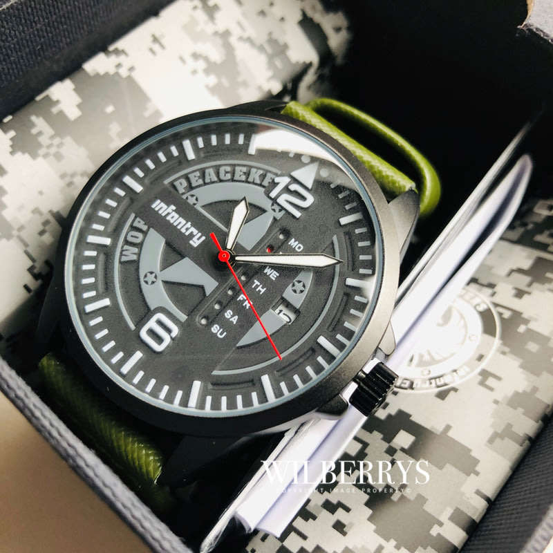 INFANTRY MILITARY CO. Delta Squadron World Peace Keeper Watch BRAND NEW IN BOX