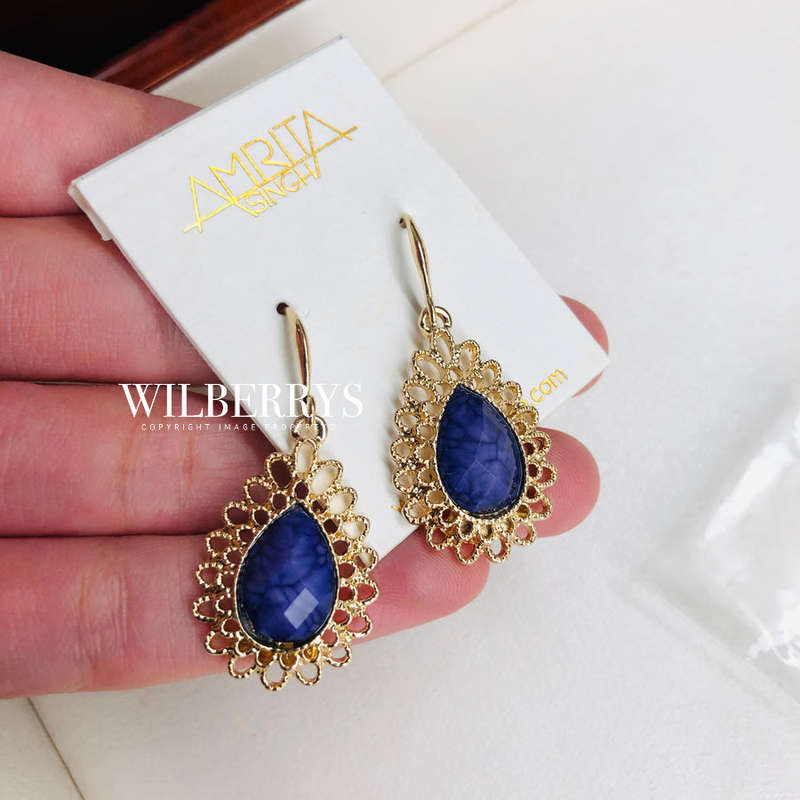 Must see! Retail: R1050.00 AMRITA NEW YORK Surf Lodge Earring Amethyst