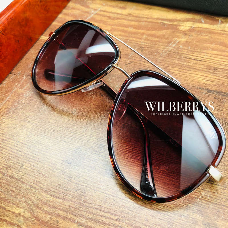 QUAY Women`s J`LO Jennifer Lopez ALL IN Aviator Sunglasses