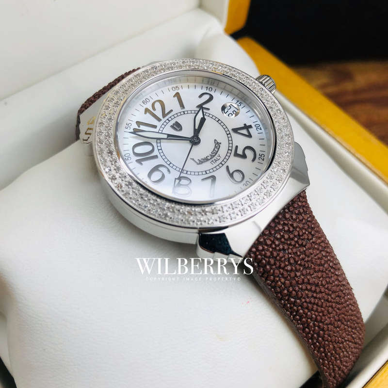 Lancaster diamond watch on sale