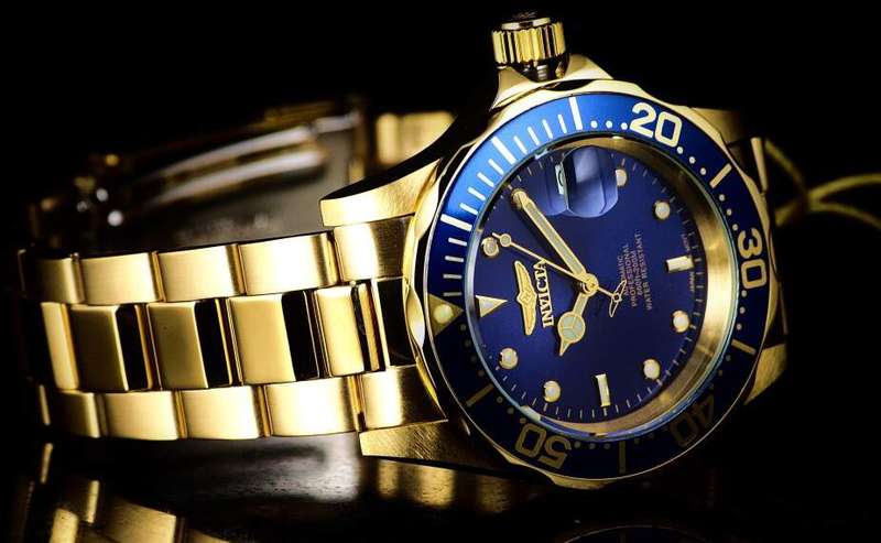 Retail: R7,999.00 INVICTA Men's AUTOMATIC SEA URCHIN 200 METER DEPTH 18K GOLD PLATED WATCH BRAND NEW