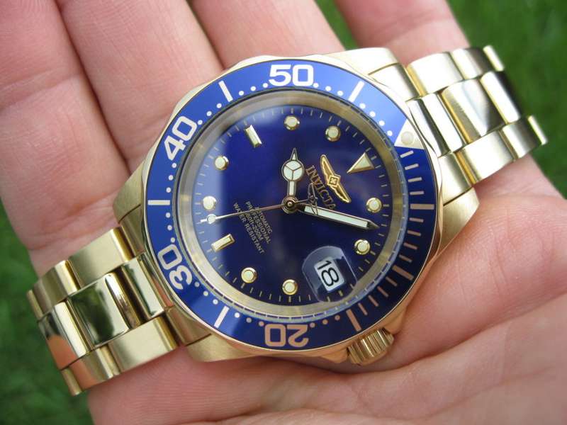 Retail: R7,999.00 INVICTA Men's AUTOMATIC SEA URCHIN 200 METER DEPTH 18K GOLD PLATED WATCH BRAND NEW