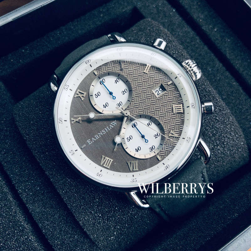 Retail: R9,200.00 Thomas Earnshaw British WWII Watch Graphite/White GENUINE, BRAND NEW