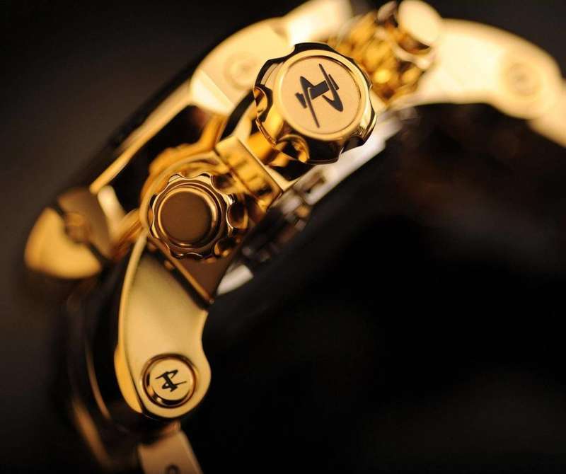 Retail: R34,999.00 INVICTA Men's VENOM RESERVE 54MM Chronograph FULL GOLD pl Watch BRAND NEW