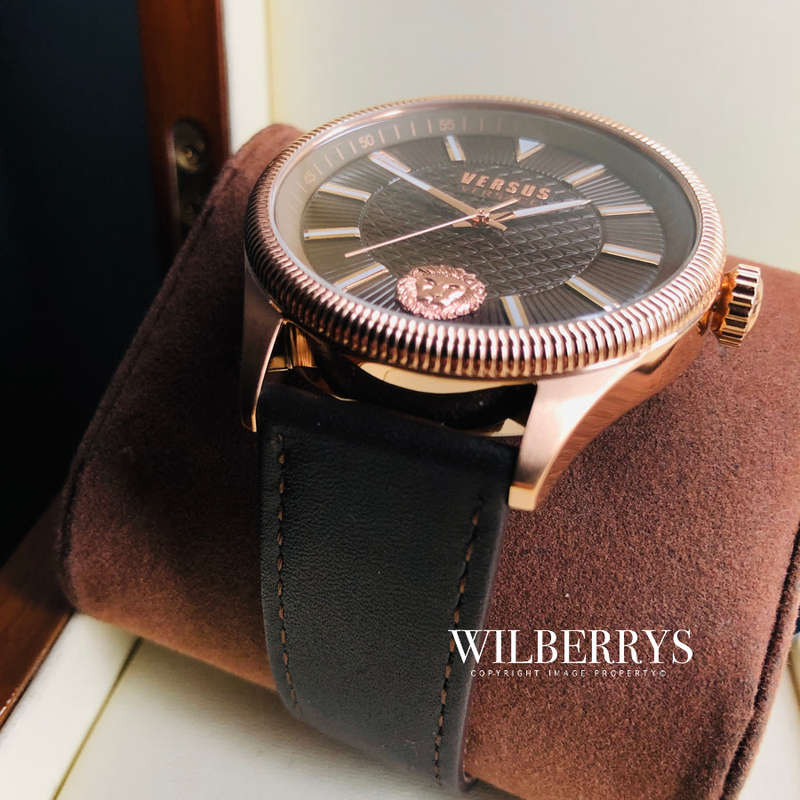Retail: R8000.00 VERSACE Men's Don Corleone 45mm Leather Watch BRAND NEW NEW IN BOX
