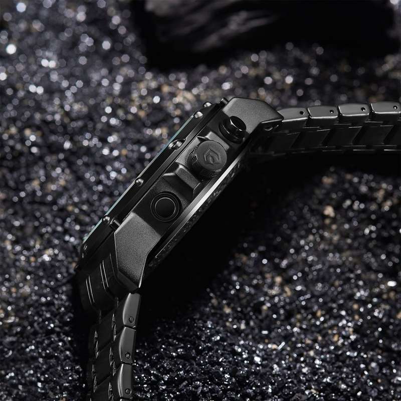 WEIDE Men's Goblin Ionic Steel 48mm Dual Time + ALARM Watch BRAND NEW official SA store