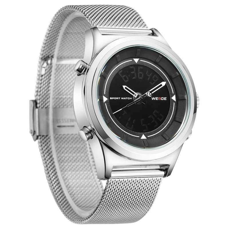 WEIDE Men's Classic Milanese Dual Time Watch BRAND NEW official SA store