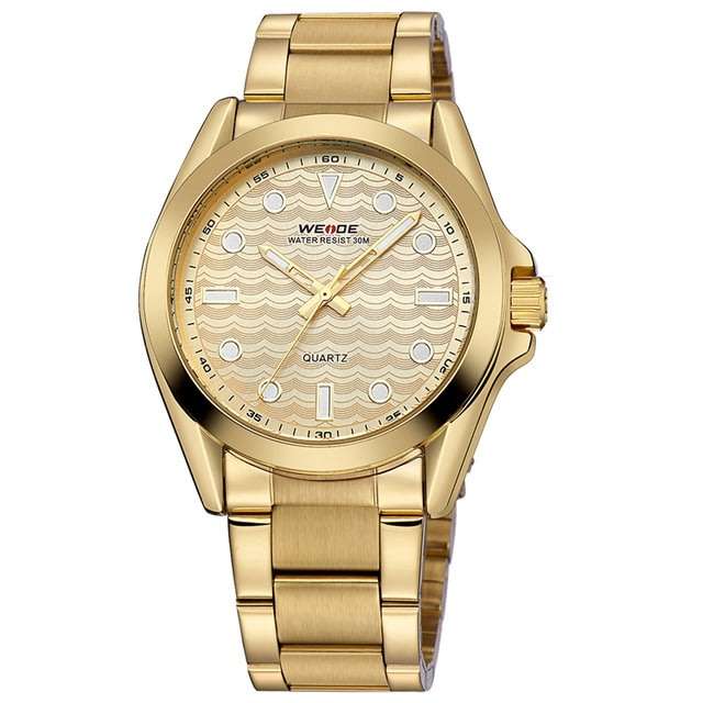 WEIDE Men's Classic Quartz 40mm Gold Edition Syrup Watch BRAND NEW official SA store