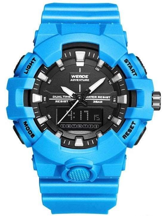 WEIDE Men's Patrol Maldivian Blue Watch BRAND NEW official SA store