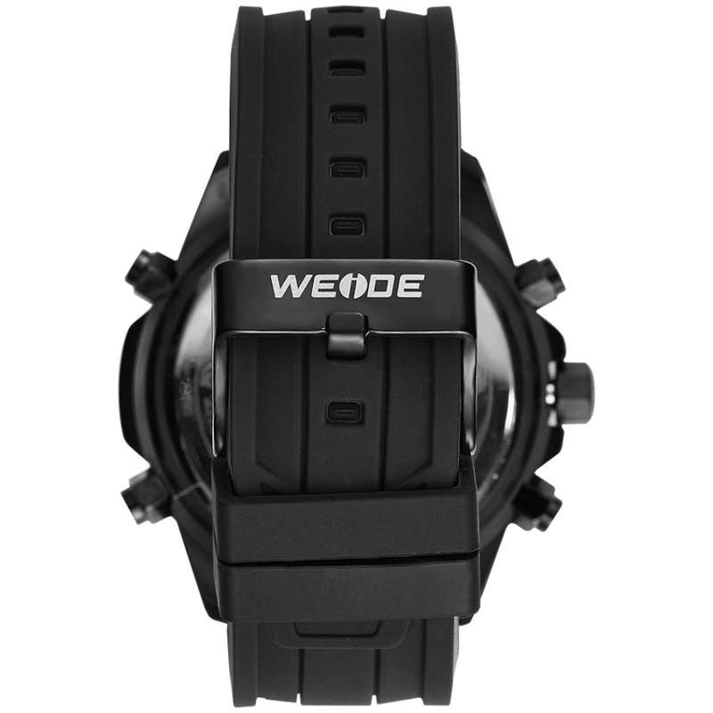 WEIDE Men's Powerhouse Dual Time Black/White Dual Time + ALARM Watch BRAND NEW official SA store