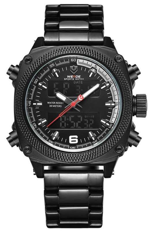 WEIDE Men's Artiler IONIC Steel Dual Time + ALARM Watch BRAND NEW official SA store